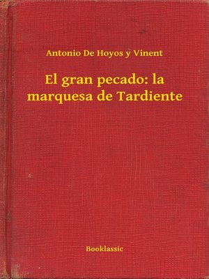 cover image of El gran pecado
